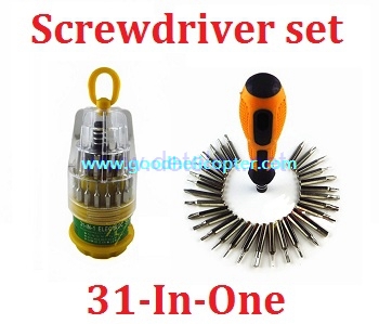 Wltoys Q696 Wl Tech Q696-A Q696-D Q696-E drone spare parts 31 in 1 screwdriver with multifunction screwdriver set